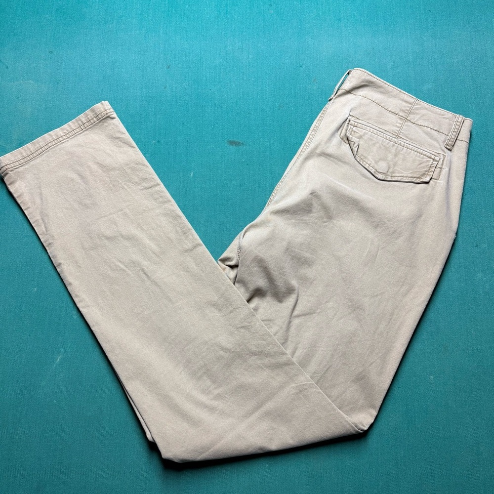 Old Navy Tan Straight-Leg Pants 34x36